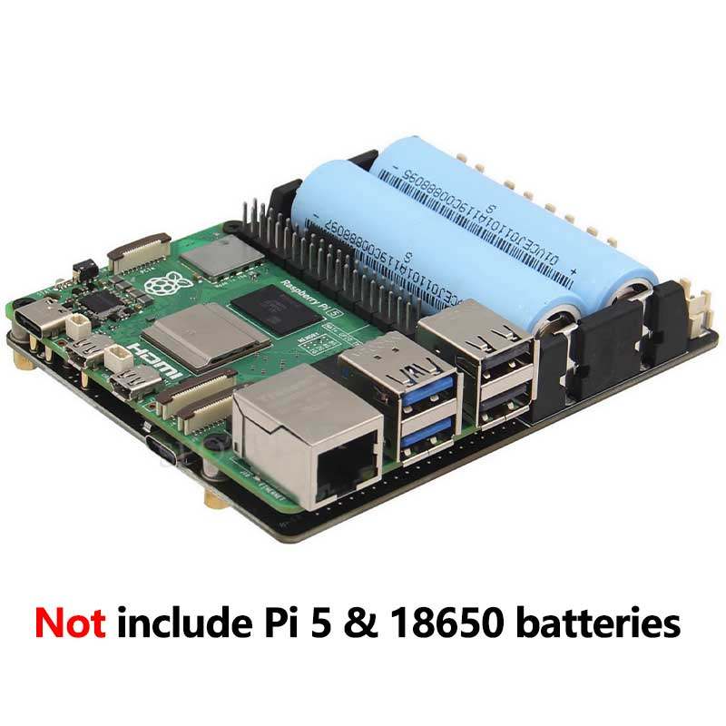 Płytka UPS Raspberry Pi 5 1865 – Raspberry Pi Uninterrupted Power Supply Ups 18650 recenzja i cena
